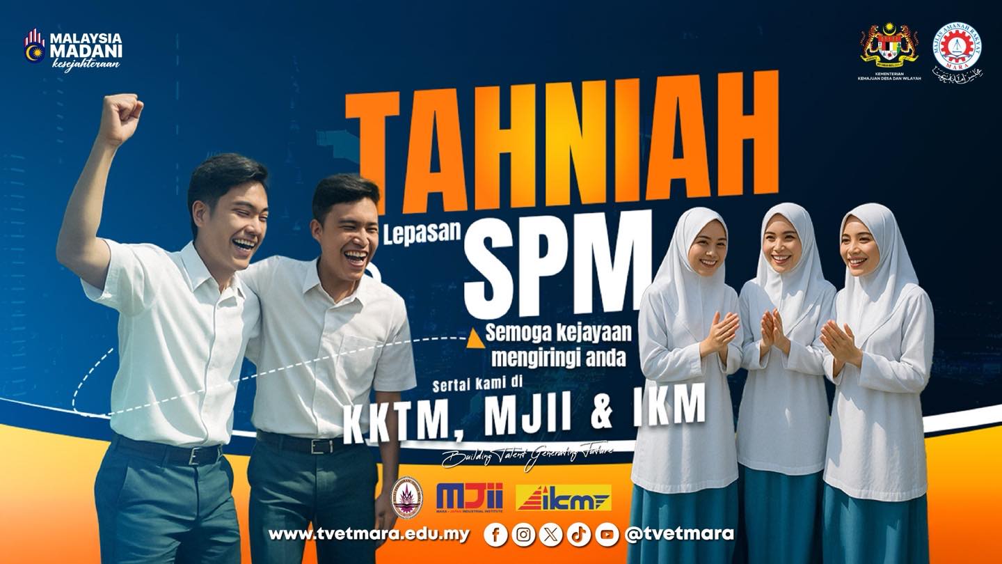 SENARAI PROGRAM DIPLOMA DI KOLEJ KEMAHIRAN TINGGI MARA (KKTM), MARA-JAPAN INDUSTRIAL INSTITUTE (MJII) DAN INSTITUT KEMAHIRAN MARA (IKM), SELURUH MALAYSIA
